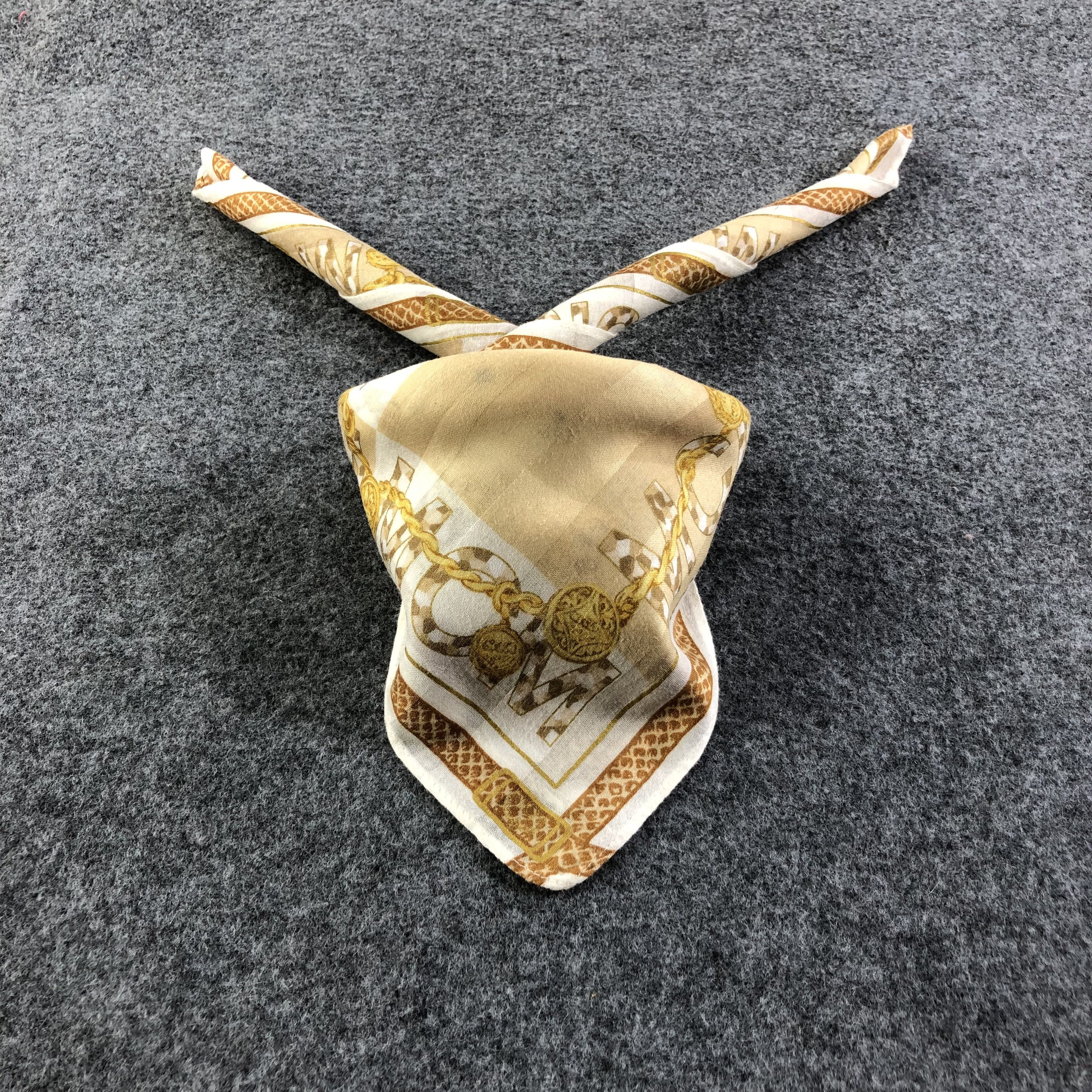 MCM × Vintage MCM Handkerchief Neckerchief Bandana H2284 Size ONE SIZE - 1 Thumbnail