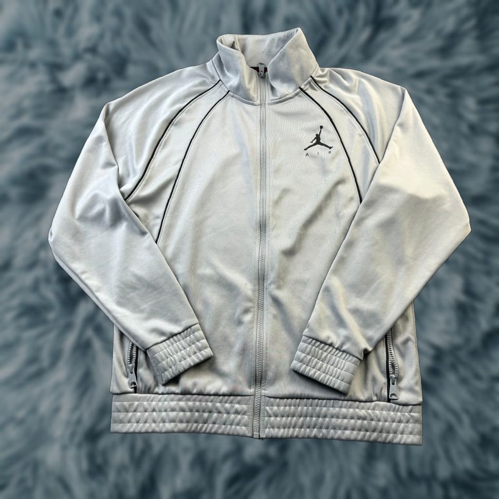 Jordan Brand Jordan Jacket Mens Medium Gray Full Zip Dna Track Logo Size US M / EU 48-50 / 2 - 1 Thumbnail