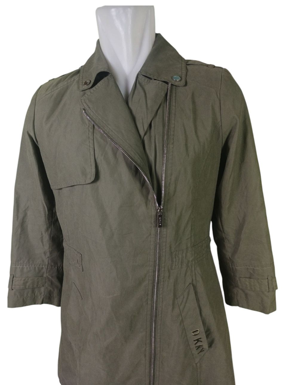 DKNY × Donna Karan Vintage DKNY Donna Karan Fish Tail Parka Jacket Size M / US 6-8 / IT 42-44 - 3 Thumbnail