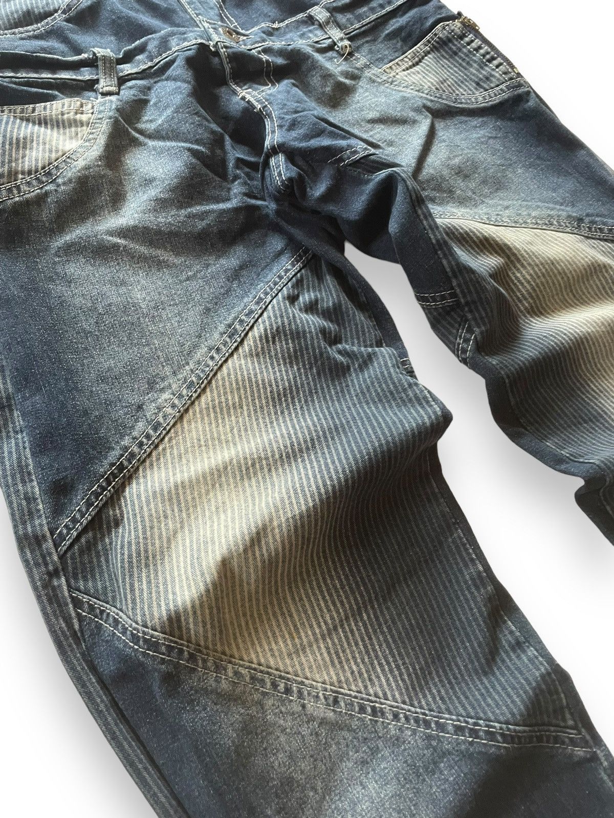 If Six Was Nine × Junya Watanabe Dolce & Gabanna Junyawatanabe Style Double Waist Baggy Jeans Size US 30 / EU 46 - 7 Thumbnail