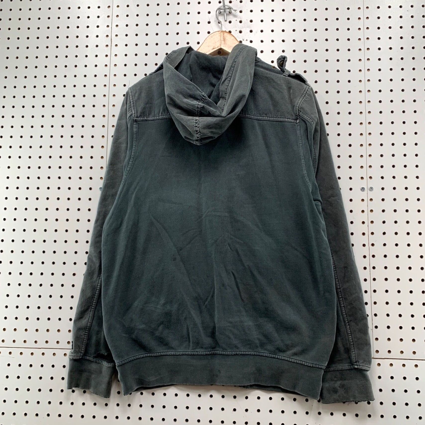 Alpinestars VINTAGE Alpinestars Hoodie Zip Jacket Mens Medium Distressed Gray Biker 21X28 Size US M / EU 48-50 / 2 - 2 Thumbnail