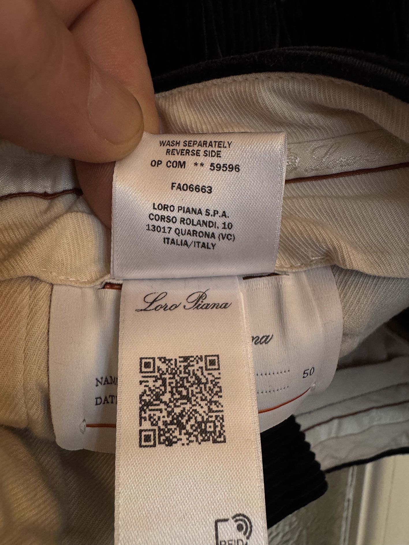 Loro Piana JARNO Trousers SIZE 50 IT Size US 34 / EU 50 - 7 Thumbnail
