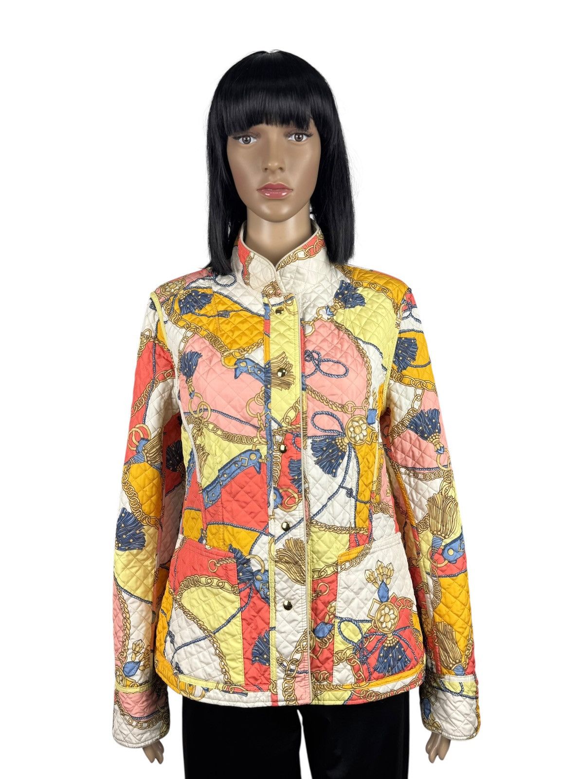 Other J.N.C. Italy Quilted Printed Jacket Reversible size S Size S / US 4 / IT 40 - 1 Thumbnail