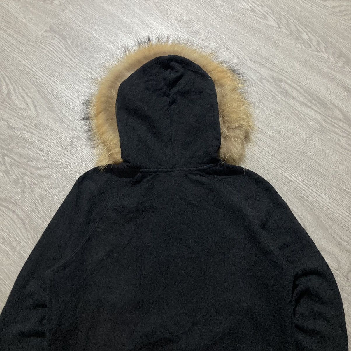 Hysteric Glamour 2000s Ask England Big Logo Fur Ziphoodie Black Punk Style Size US M / EU 48-50 / 2 - 9 Thumbnail
