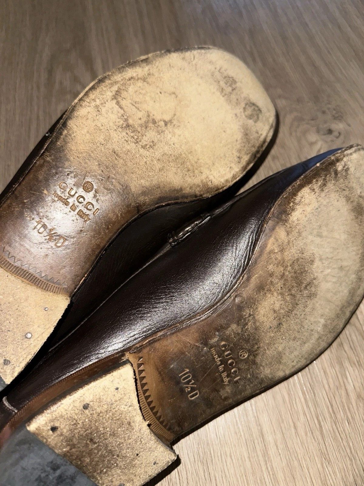 Gucci Gucci Horsebit Loafers Brown Leather 10.5 D Size US 10.5 / EU 43-44 - 3 Thumbnail