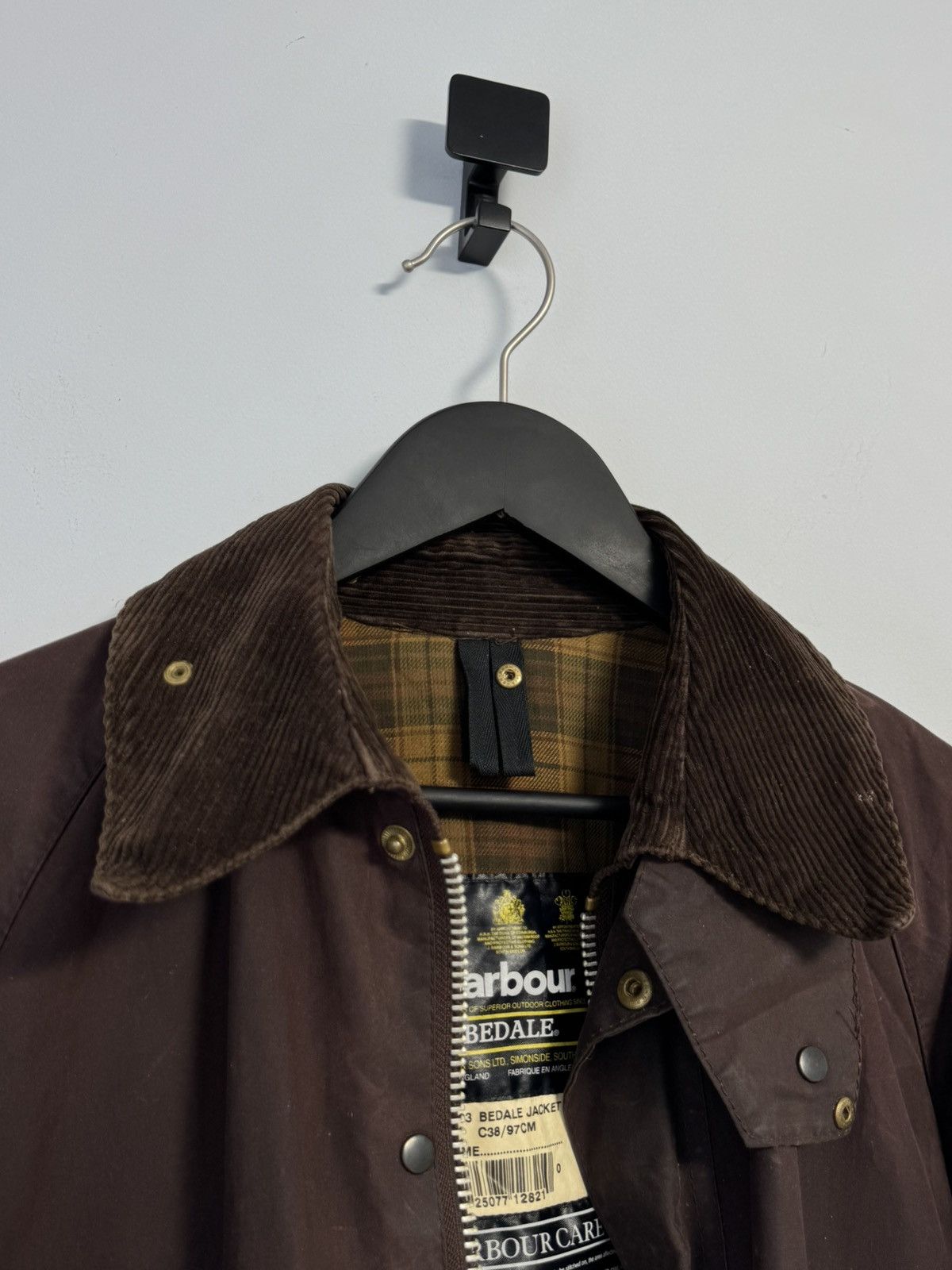 Barbour Vintage Barbour Bedale Wax Jacket Brown C38 England A103 Size US M / EU 48-50 / 2 - 15 Thumbnail