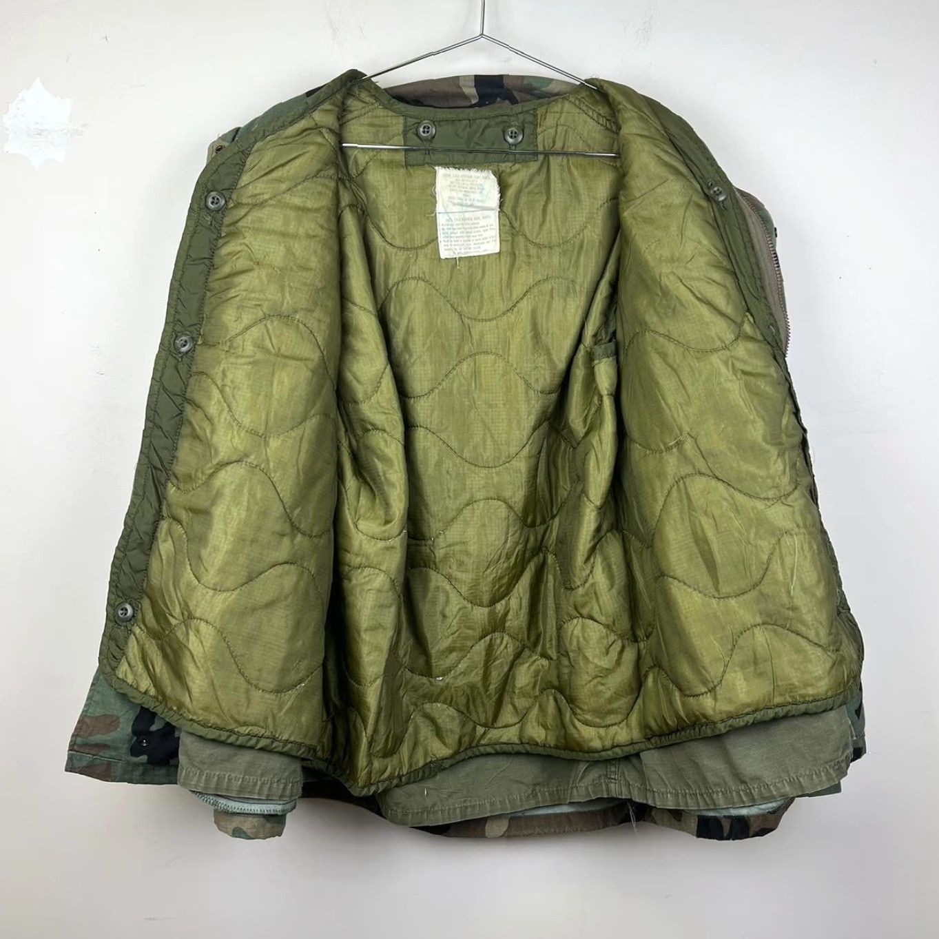 Vintage VINTAGE American Vintage Military Jacket Camouflage Nylon Green Men S Jacket Regular Size Men's Jacket Size US S / EU 44-46 / 1 - 6 Thumbnail