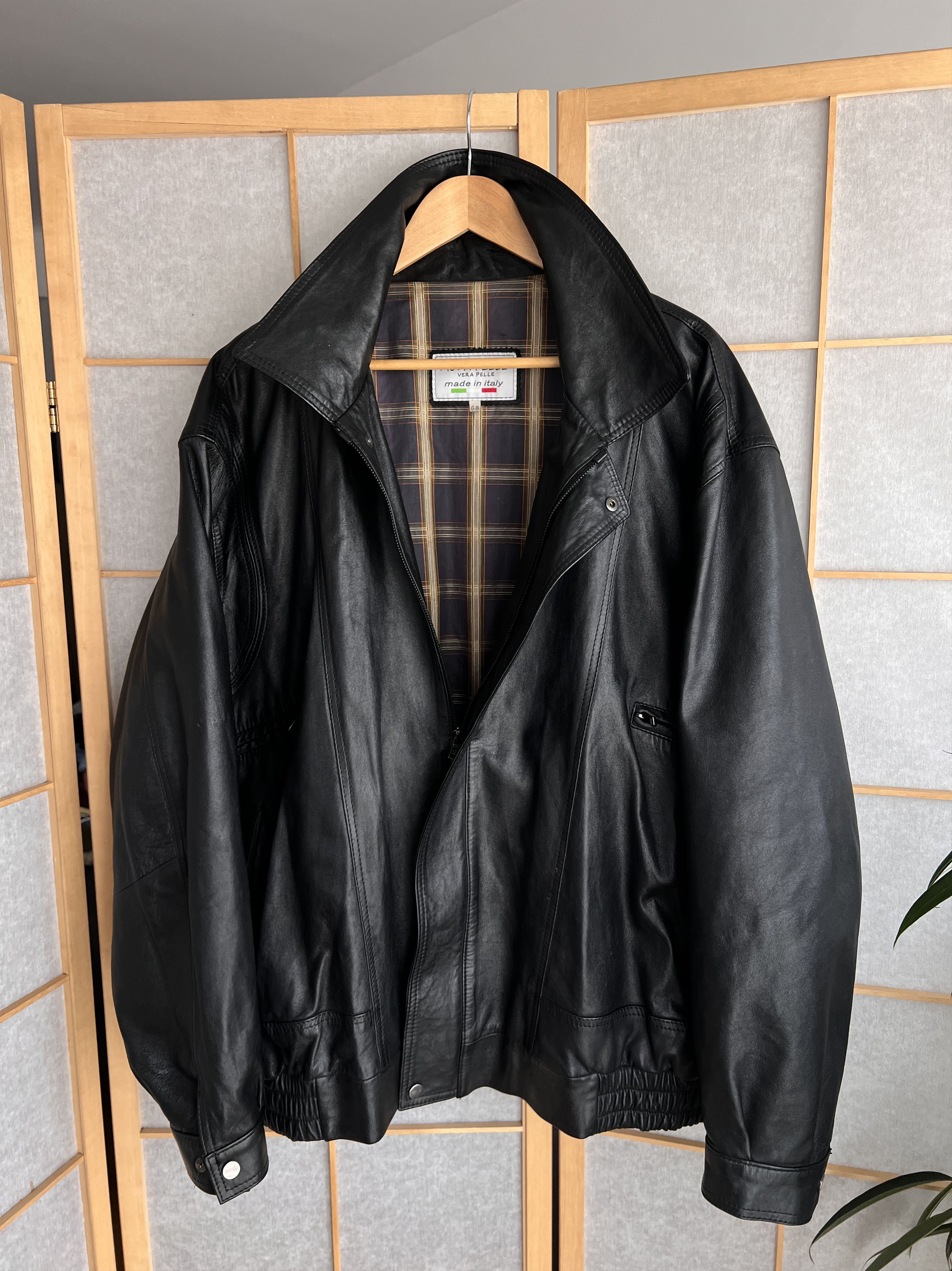 Hysteric Glamour Japanese shine leather jacket 2000s rick owens kapital style Size US XXL / EU 58 / 5 - 7 Thumbnail
