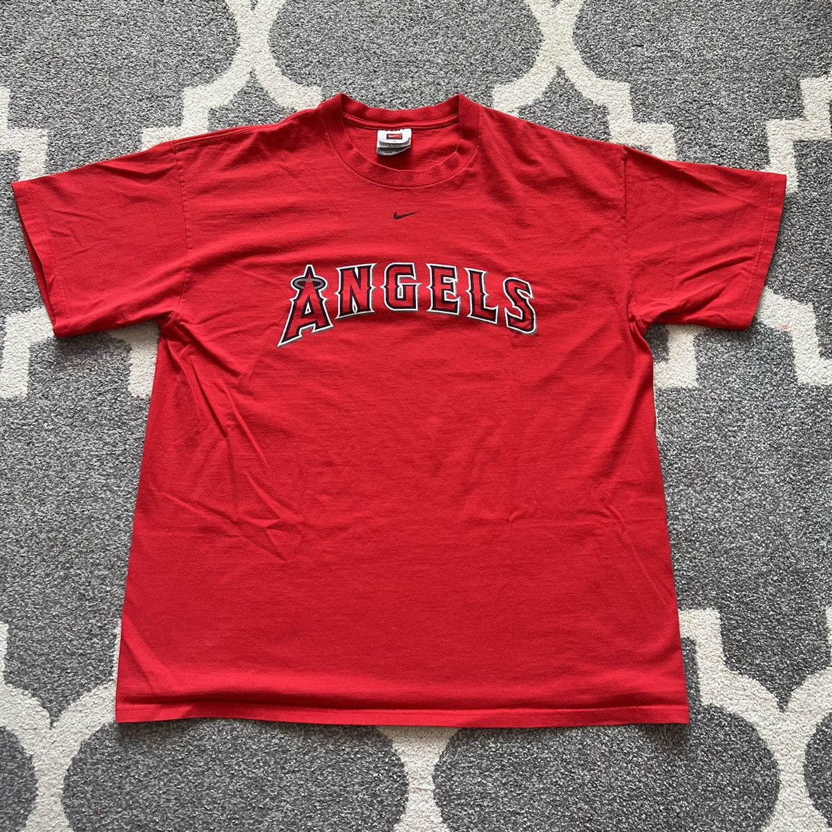 MLB × Nike × Vintage vintage 2000s anaheim angels nike team center swoosh Size US XL / EU 56 / 4 - 1 Thumbnail