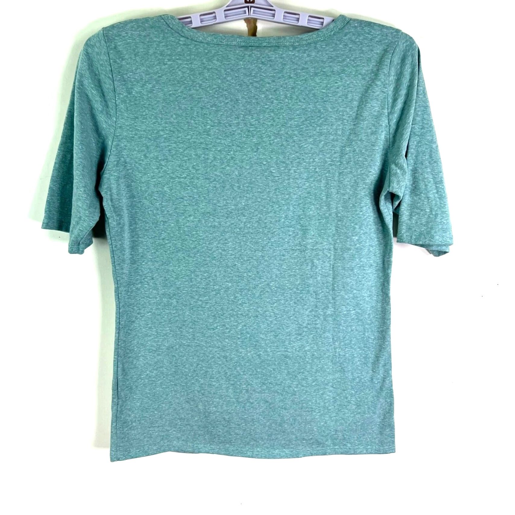 Vintage LuLaRoe T-Shirt Womens Size S Blue Heather Short Sleeve Round Neck Cotton Blend Size S / US 4 / IT 40 - 5 Thumbnail