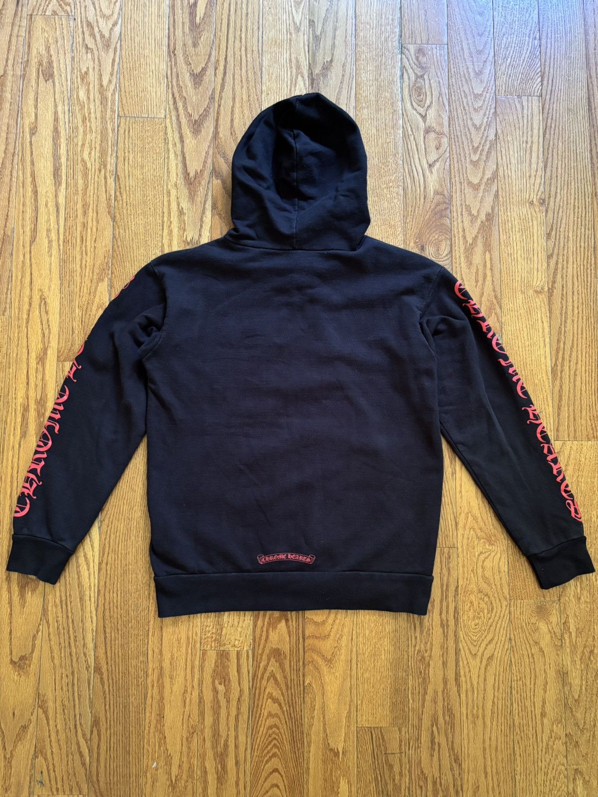Chrome Hearts Chrome Hearts Dagger Zip Up Hoodie (Red) Size US M / EU 48-50 / 2 - 5 Thumbnail