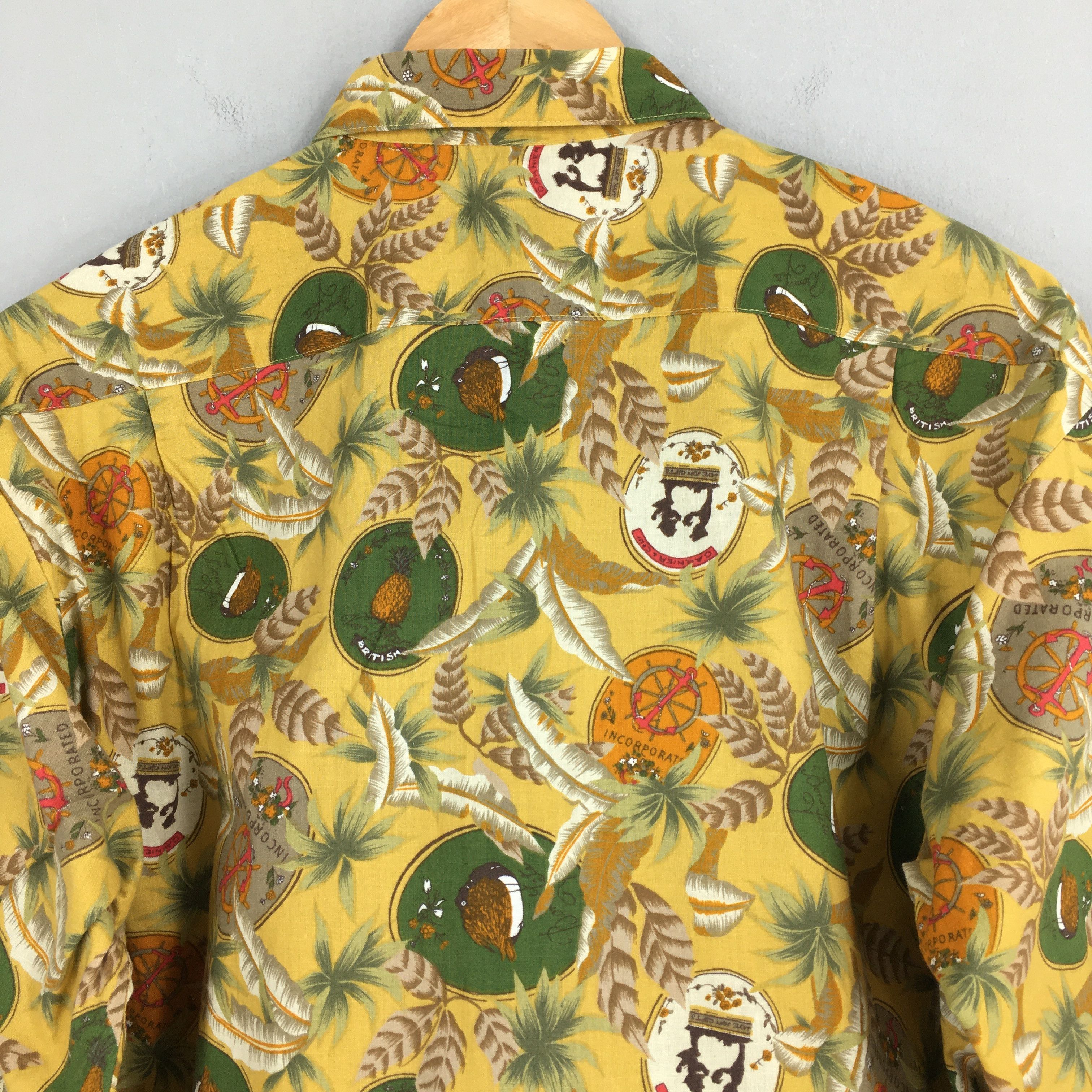Other Vintage 80's Hawaiian Aloha Tropical Cotton Shirt M Size US M / EU 48-50 / 2 - 7 Thumbnail
