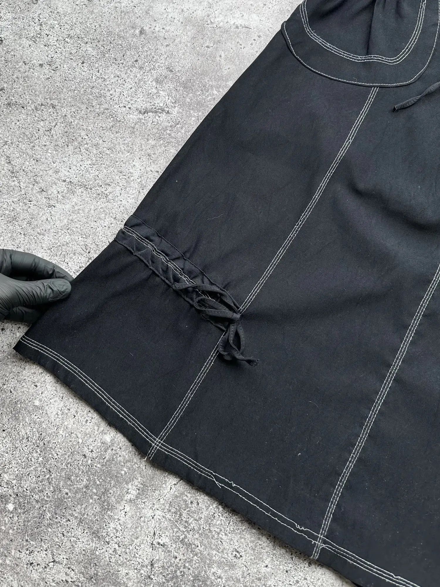 Japanese Brand Vintage Flare Skirt With Bondage C237(V646)(E8) Size 27" / US 4 / IT 40 - 4 Thumbnail