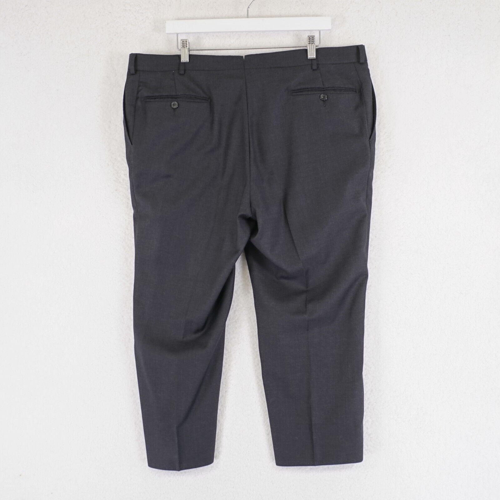 Suitsupply SuitSupply Gray Wool Dress Pants 40/24 Short Leg Mid Rise Fl Size 40S - 3 Thumbnail