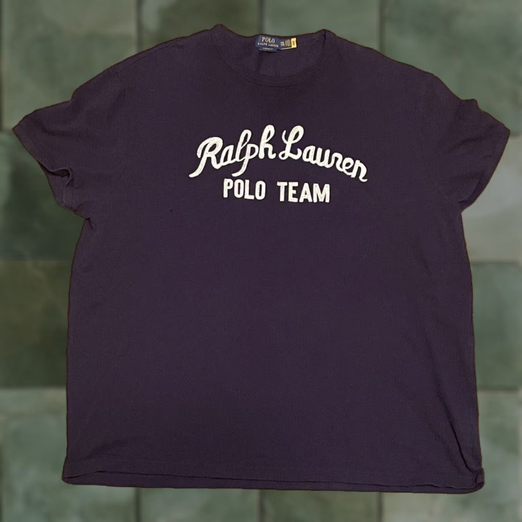 Polo Ralph Lauren Polo Ralph Lauren T-Shirt Men Classic Fit S/S Crew Neck Navy White Embroidered Logo Sz XXL Size US XXL / EU 58 / 5 - 1 Thumbnail