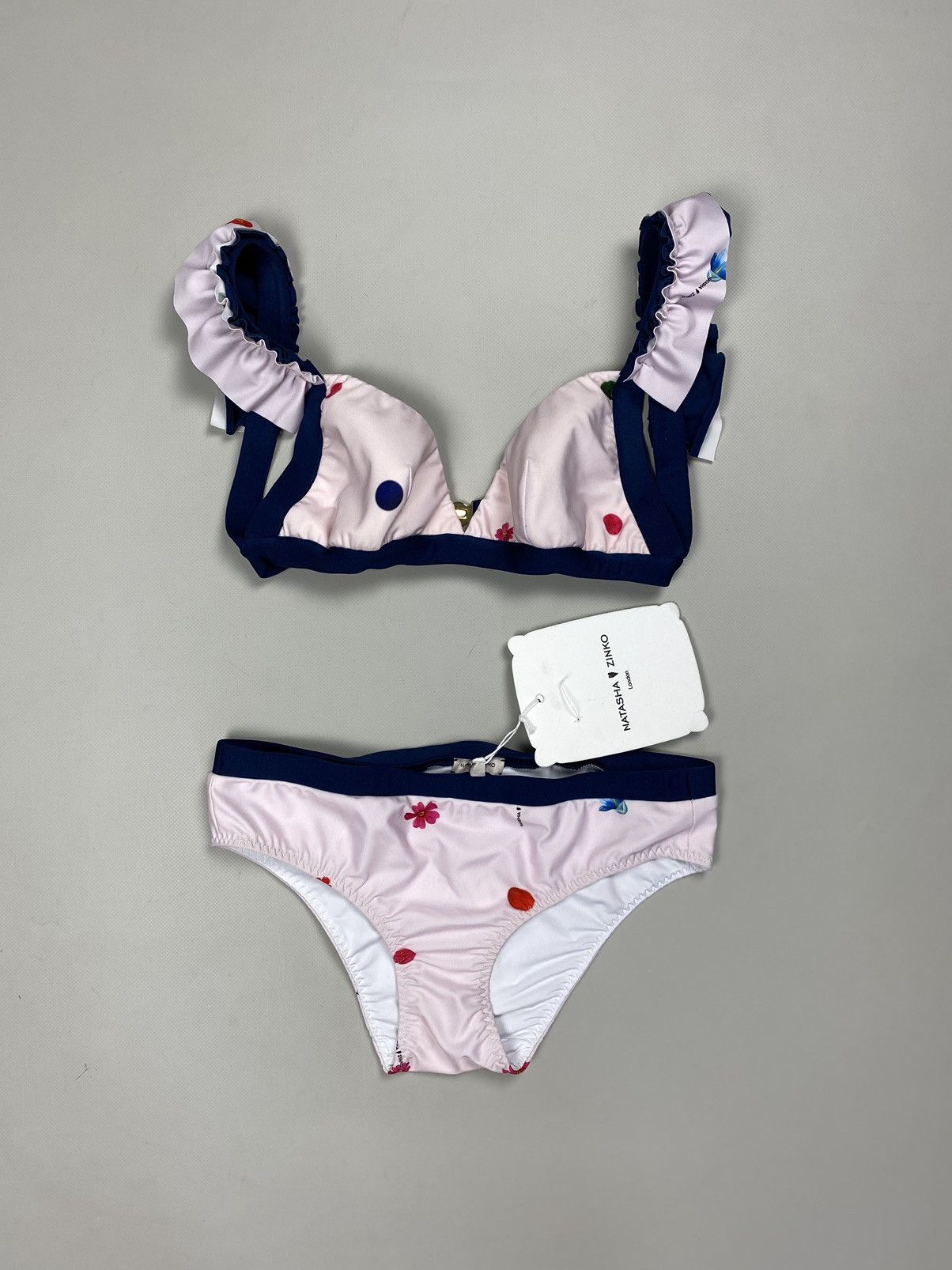 Designer × Natasha Zinko BNWT! Natasha Zinko neoprene bikini 2 piece swim suit Size XS / US 0-2 / IT 36-38 - 2 Thumbnail