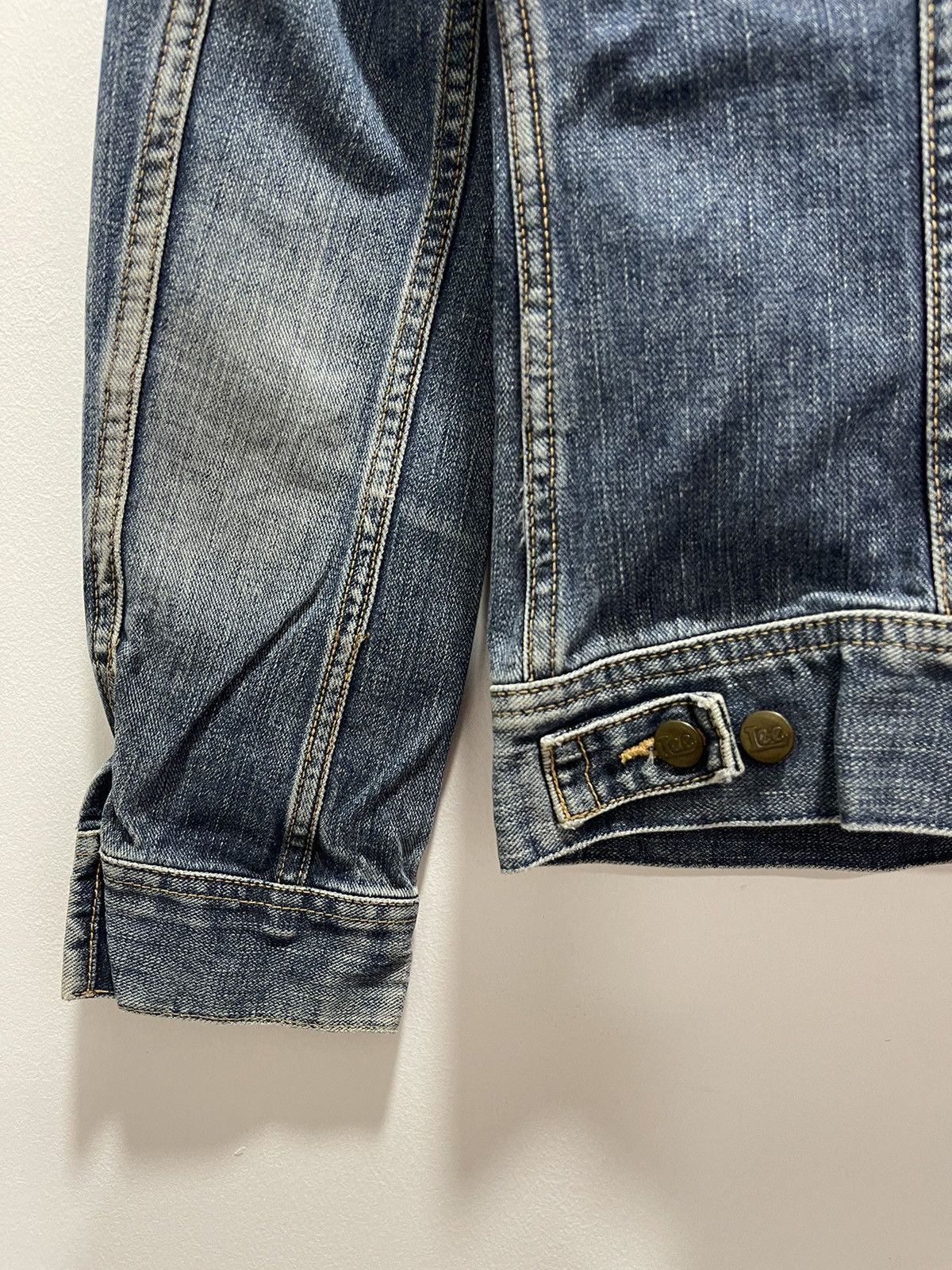 Lee × Vintage LEE RIDER LADY DISTRESSED DENIM JEANS Size XS / US 0-2 / IT 36-38 - 9 Thumbnail