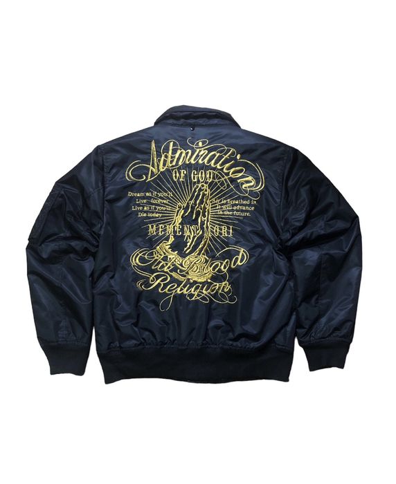 Religion C.D.S Black Sense Bomber Jacket | Grailed