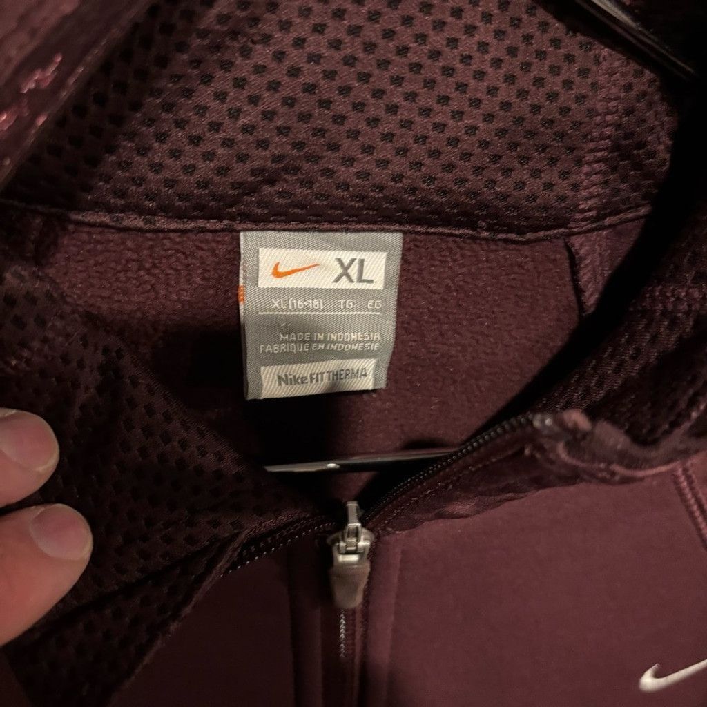 Nike Nike Men's Burgundy Performance Jacket Size US XL / EU 56 / 4 - 3 Thumbnail
