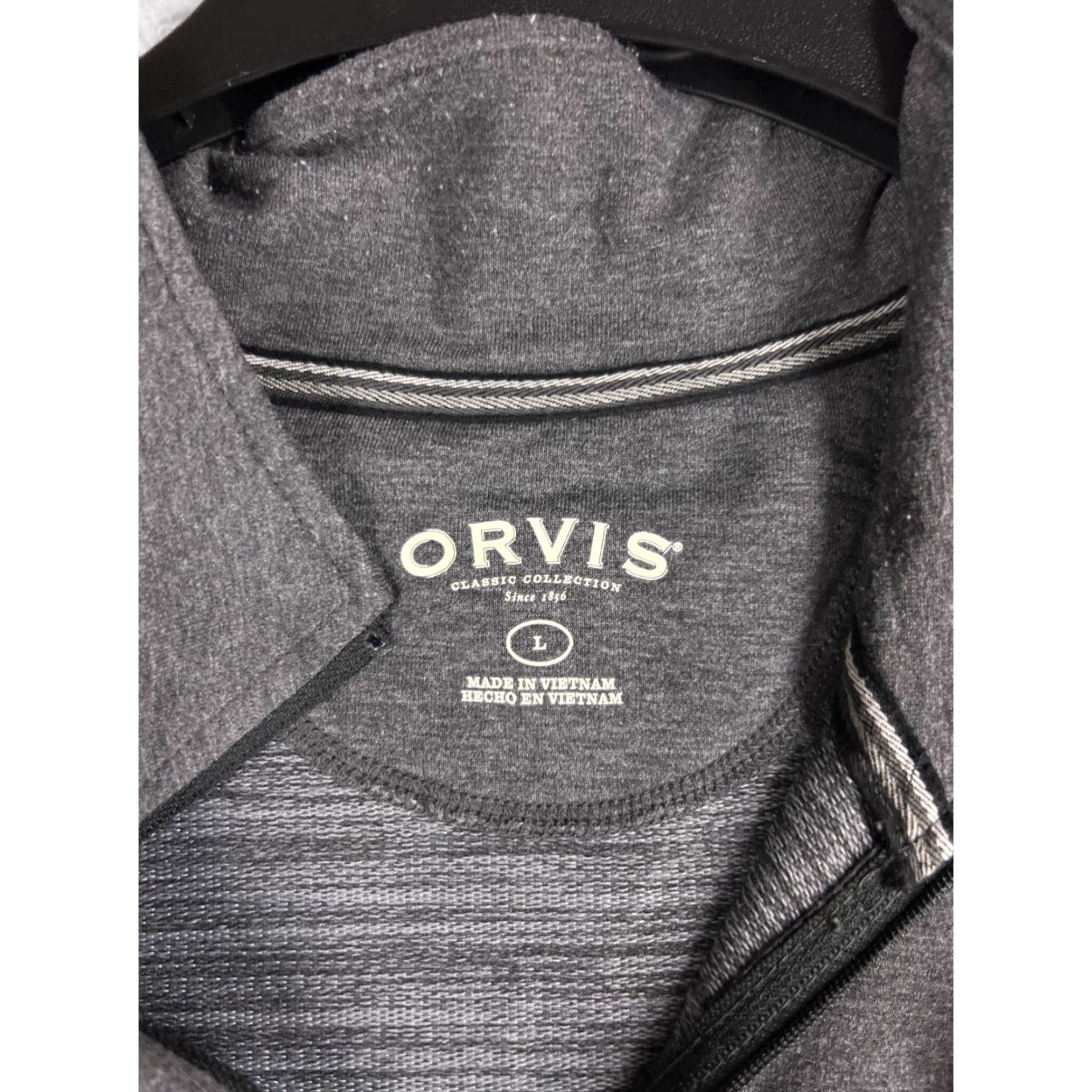 Orvis VINTAGE Orvis Sweater Mens M Long Sleeve 1/4 Zip Gray All Seasons Mock Neck Pullover Knit Shirt? Size US M / EU 48-50 / 2 - 6 Thumbnail