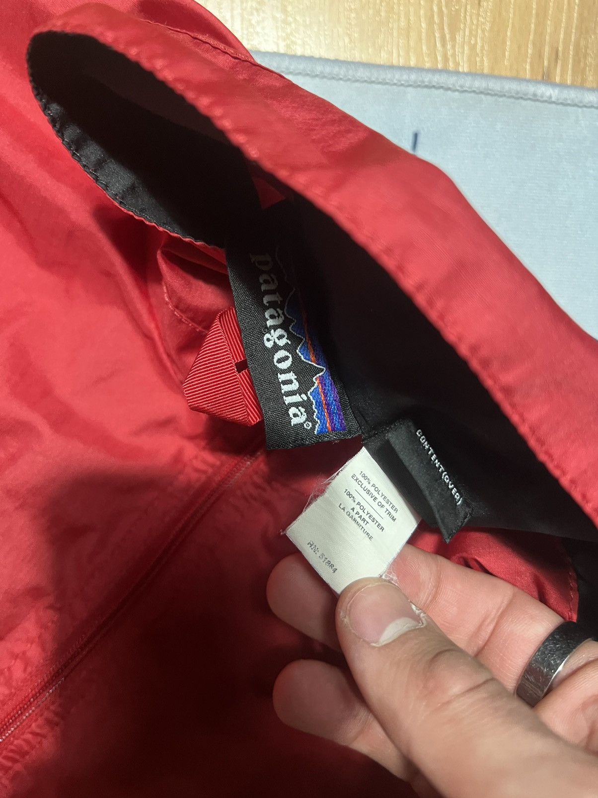 Patagonia Patagonia Lightweight Red Windbreaker Jacket Size M Size US M / EU 48-50 / 2 - 5 Thumbnail