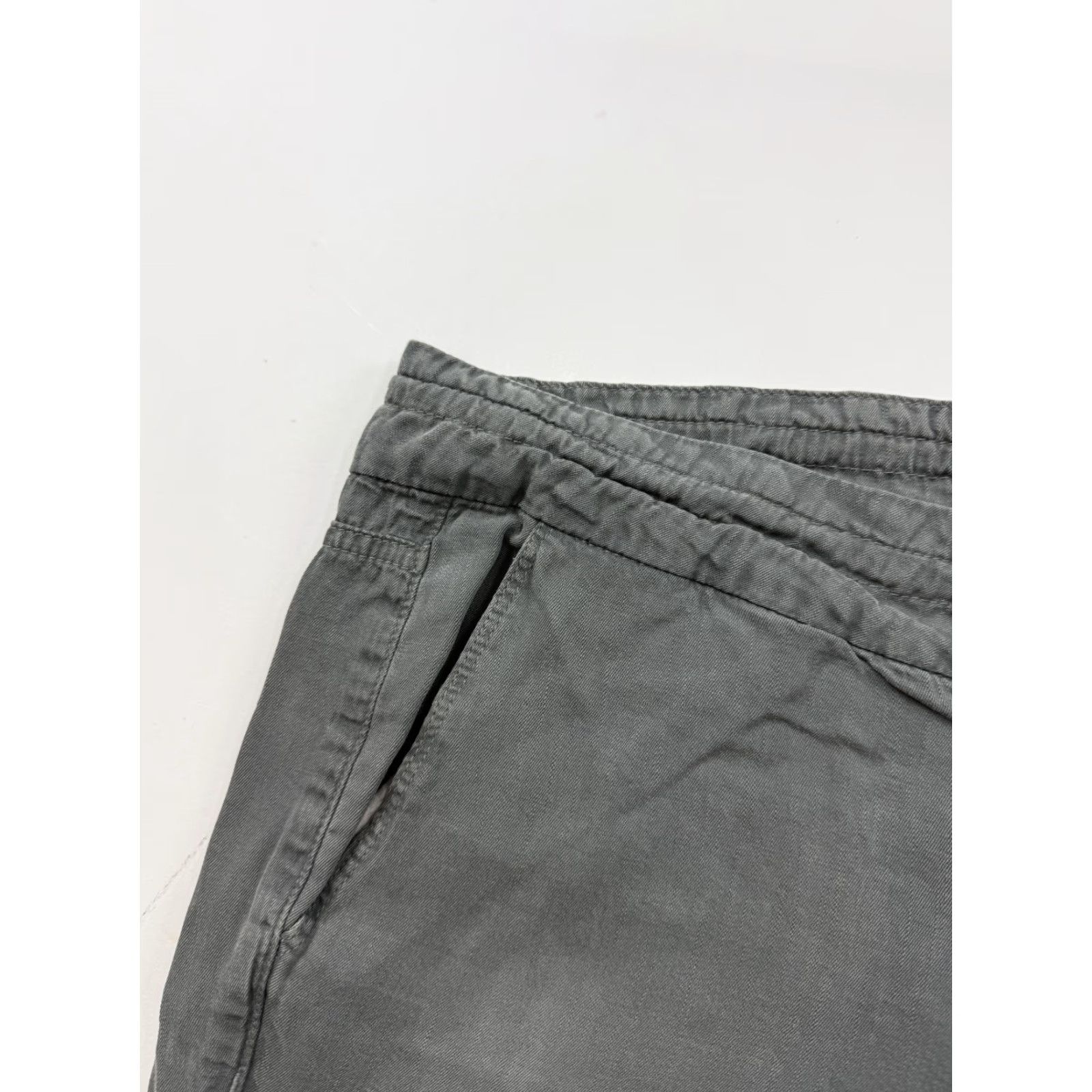 Paige Paige Womens Pants 29 Gray Lyocell Wide-Leg Drawstring Lounge Travel Casual Size 29" - 3 Thumbnail