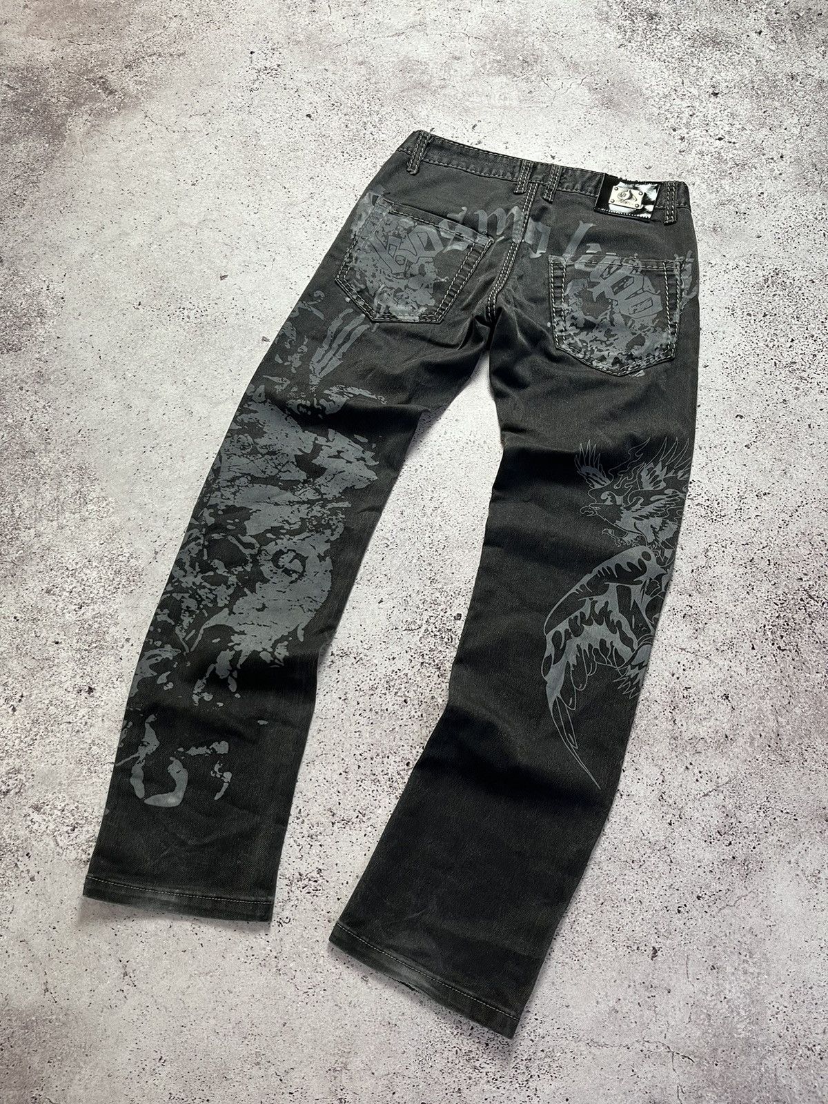 Japanese Brand Avant Garde Kosmo Lupo Jeans Dragons Japanese Style Denim Size US 30 / EU 46 - 1 Thumbnail