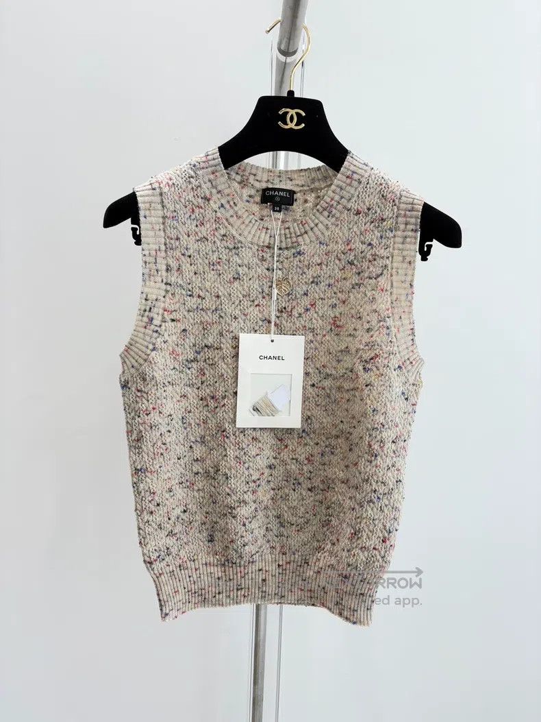 Chanel Chanel High-end handicraft workshop oatmeal mixed colour r Size XS / US 0-2 / IT 36-38 - 1 Thumbnail
