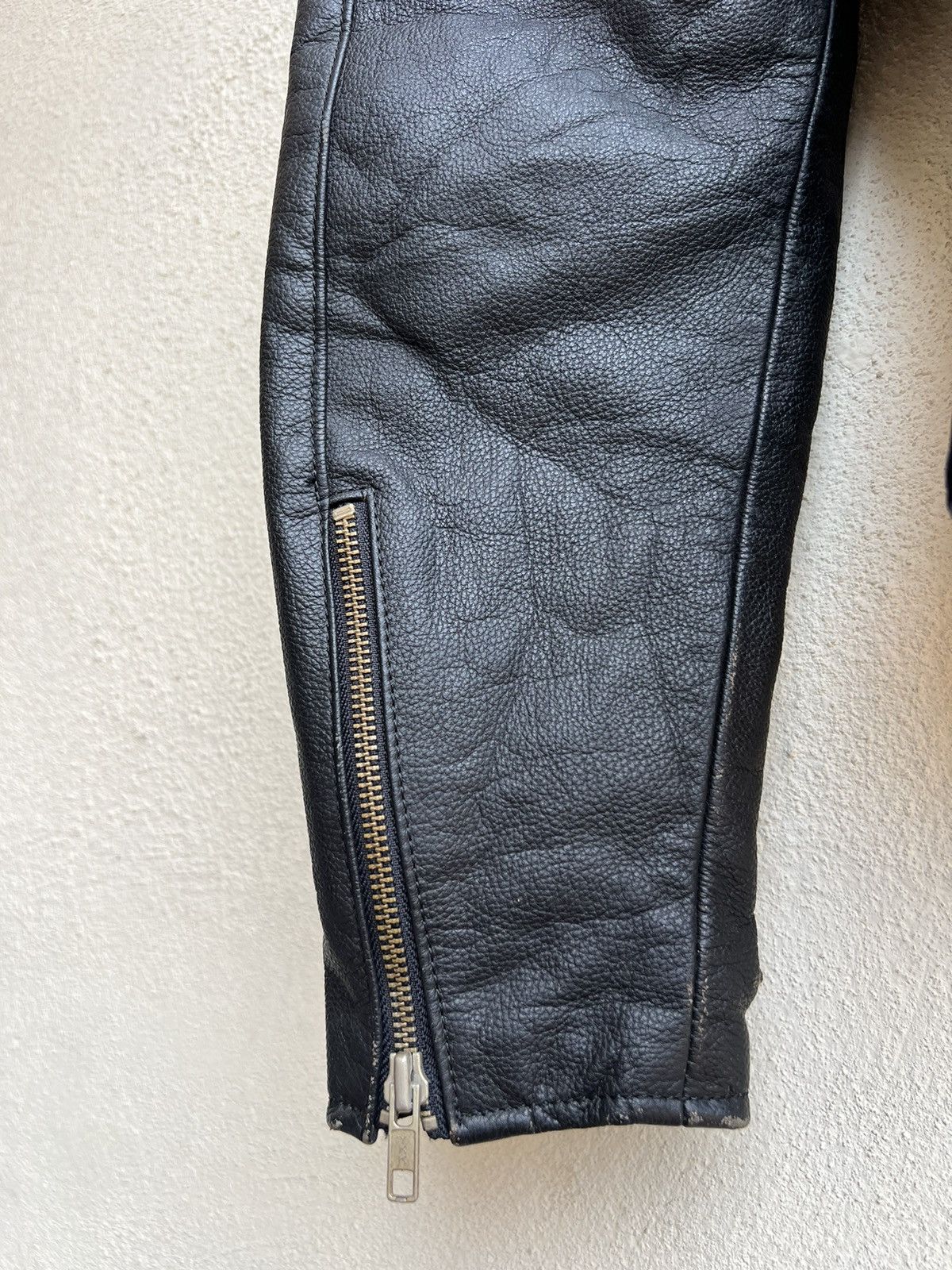 Leather Vintage KOMINE Japan Black Cow Leather Motorcycle Jacket Size US M / EU 48-50 / 2 - 22 Thumbnail