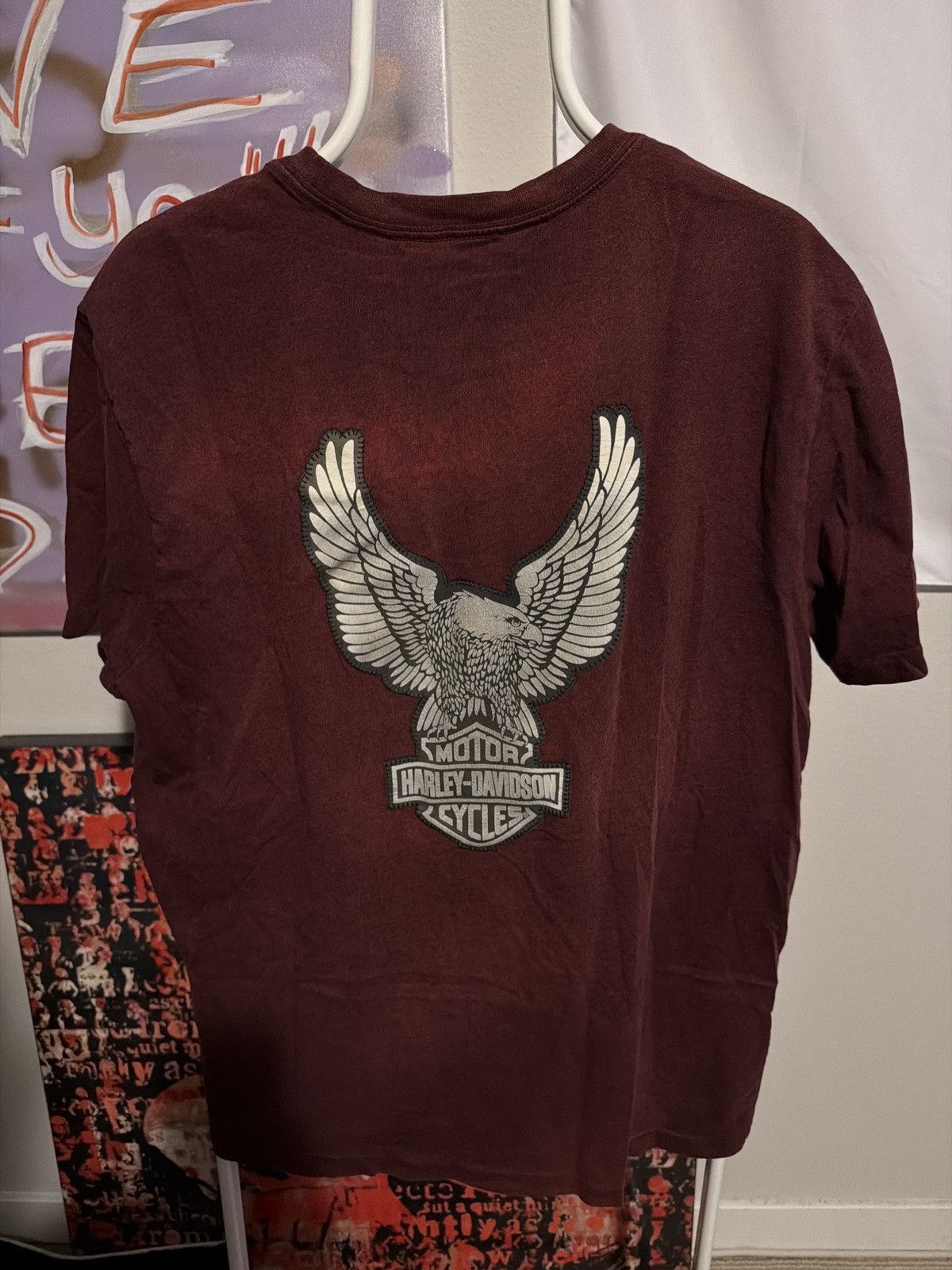 Harley Davidson Harley Sew-on Tee Size US XL / EU 56 / 4 - 1 Thumbnail