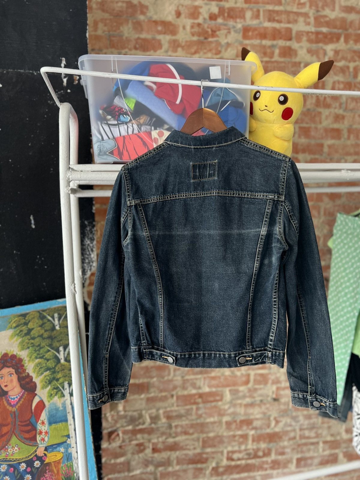 Massimo Dutti × Vintage Massimo Dutti Men’s Vintage Blue Long Sleeve Denim Jacket Size US S / EU 44-46 / 1 - 3 Thumbnail