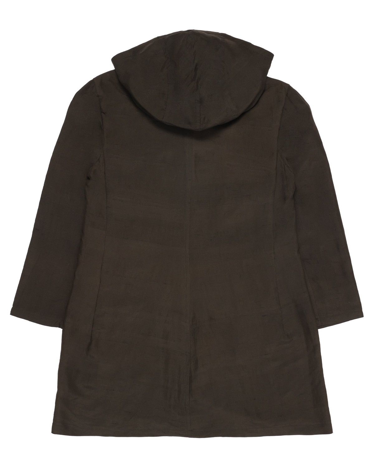 Yohji Yamamoto Y’s Yohji Yamamoto Silk Hooded Coat Size US M / EU 48-50 / 2 - 2 Thumbnail