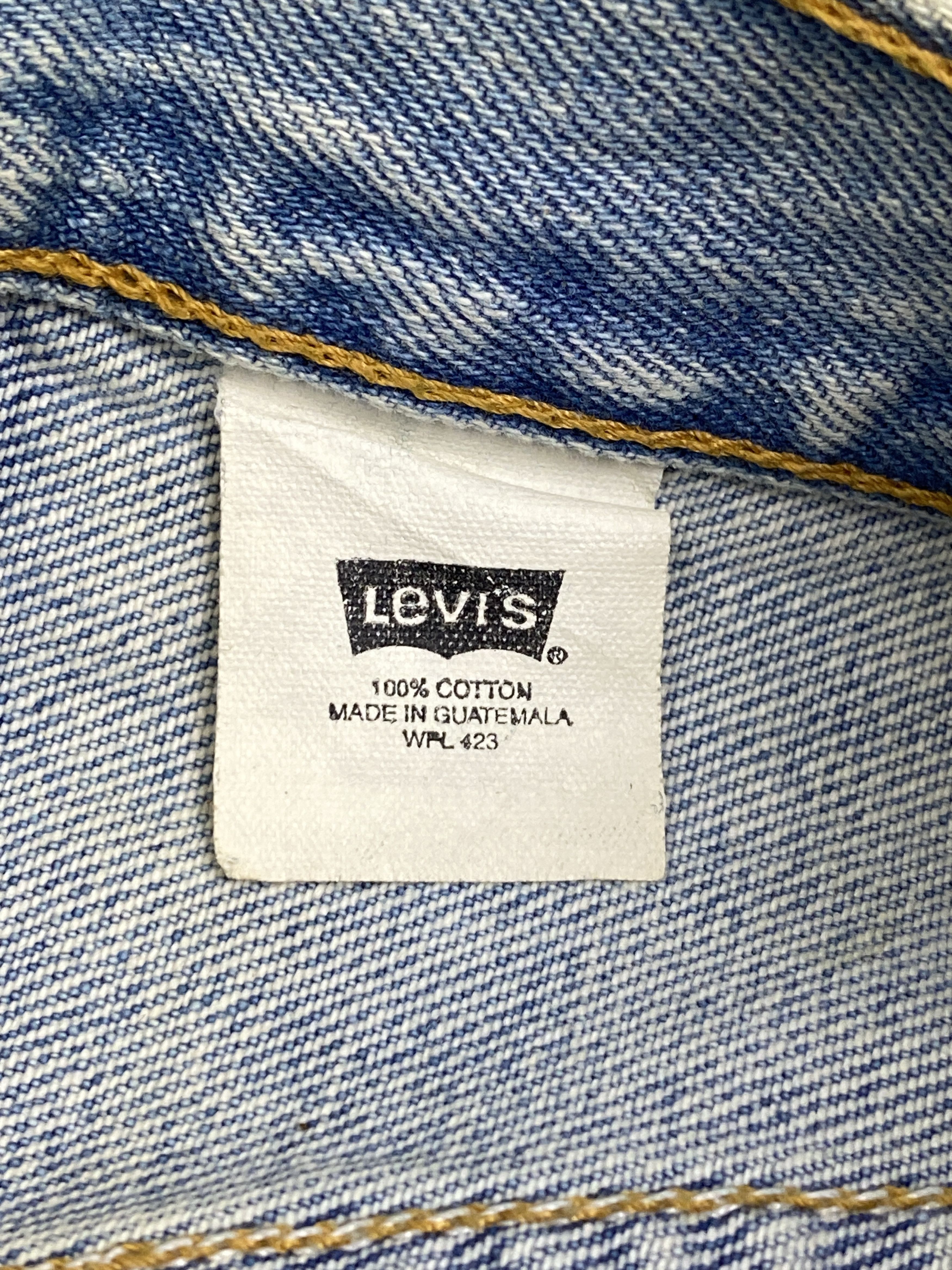 Levi's × Vintage Levis 501 Vintage 90s Faded Blue Jeans DP2814 Size US 34 / EU 50 - 7 Thumbnail