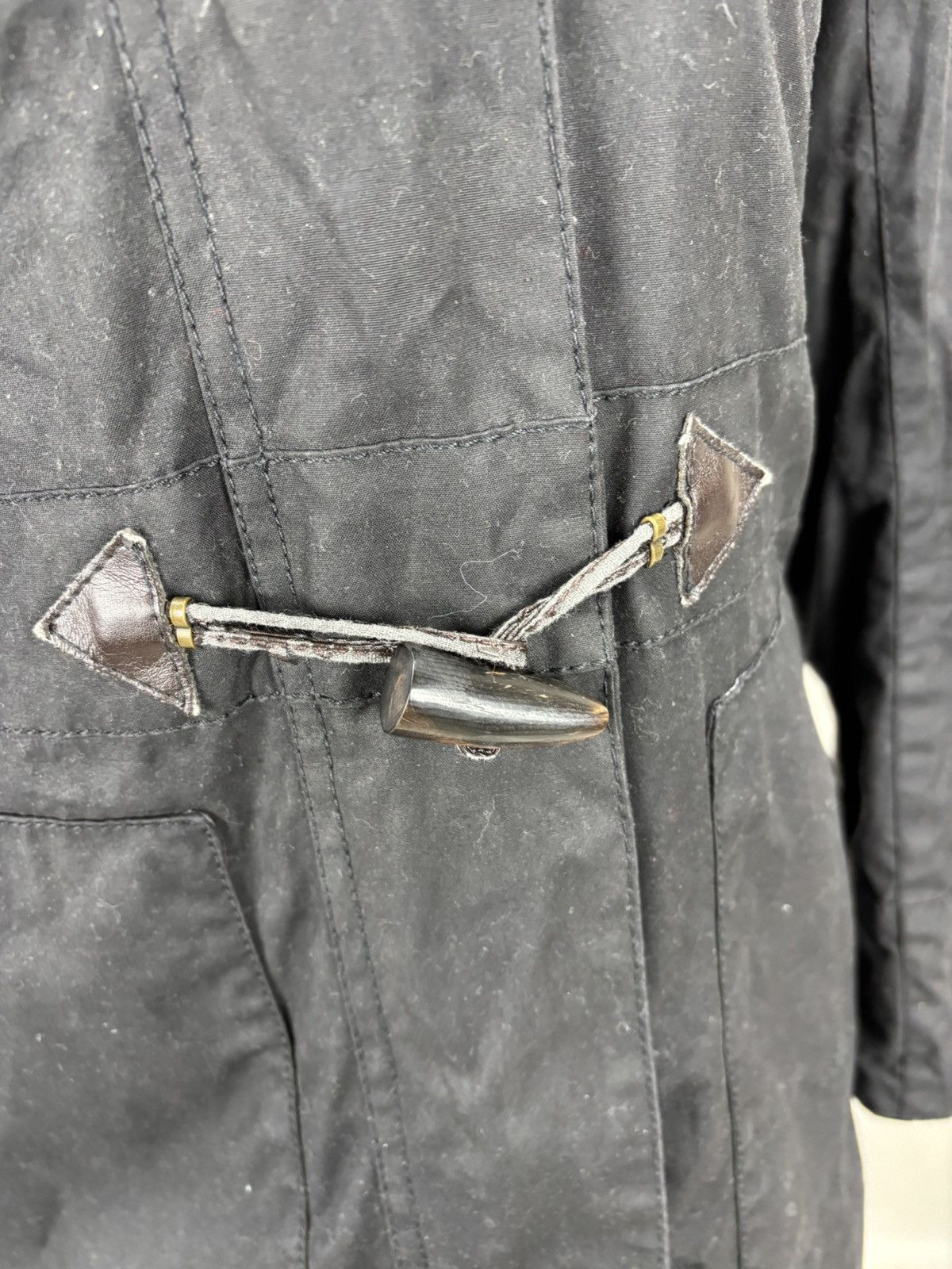 Barbour Womens waxed jacket Barbour Buttermere Duffle Coat Size UK 8 Size S / US 4 / IT 40 - 7 Thumbnail