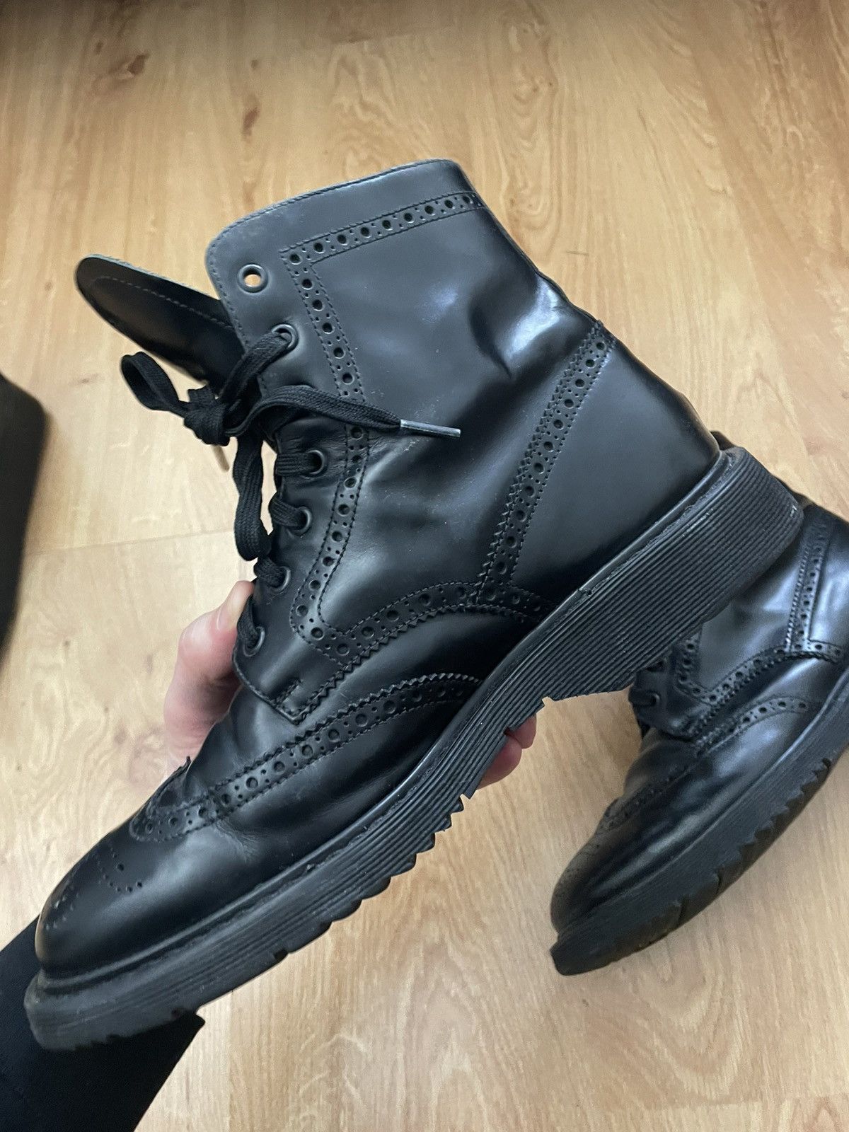 Prada Prada FW09 combat business boots Size US 11 / EU 44 - 5 Thumbnail