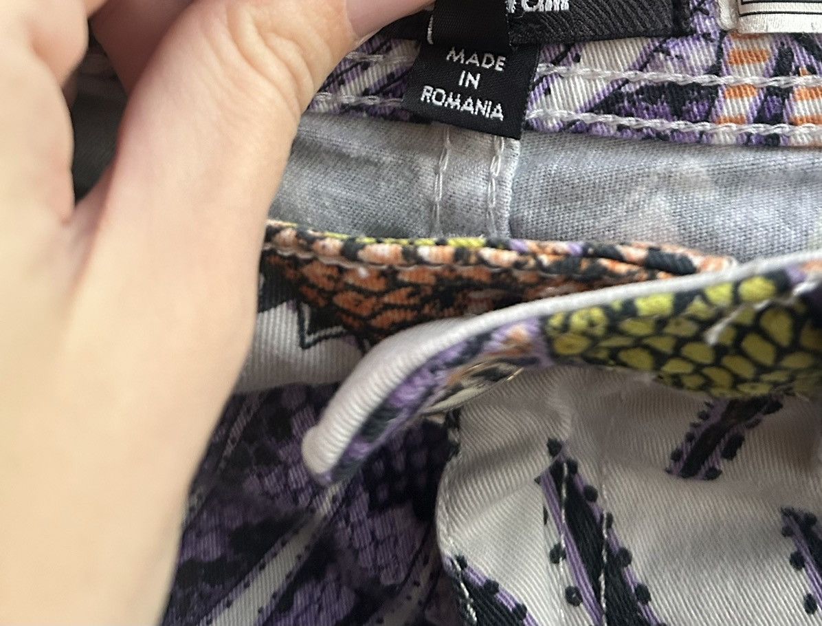 Just Cavalli Vintage Just Cavalli Floral Print Skinny Jeans Ankle Zip Size 26" / US 2 / IT 38 - 8 Thumbnail