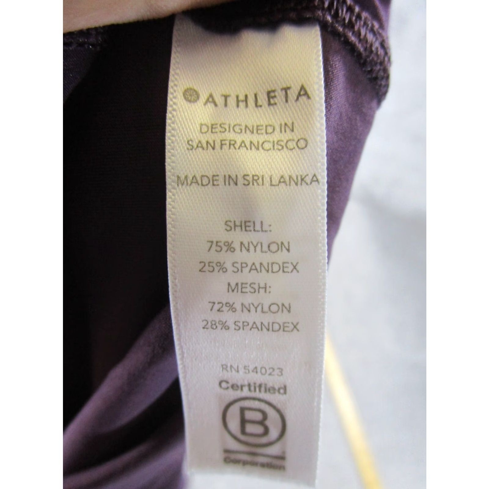 Athleta VINTAGE Athleta Shirt Womens XS Ultimate Hybrid Tee Purple Short Sleeve Size XS / US 0-2 / IT 36-38 - 7 Thumbnail