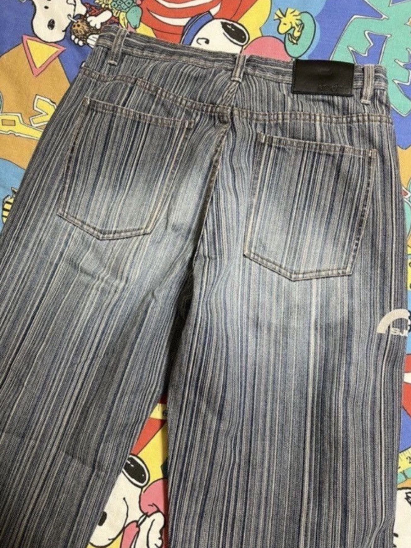 Sean John ***FINAL DROP***RARE 00s SEAN JOHN HICKORY STRIPE DENIM 32 Size US 32 / EU 48 - 16 Thumbnail