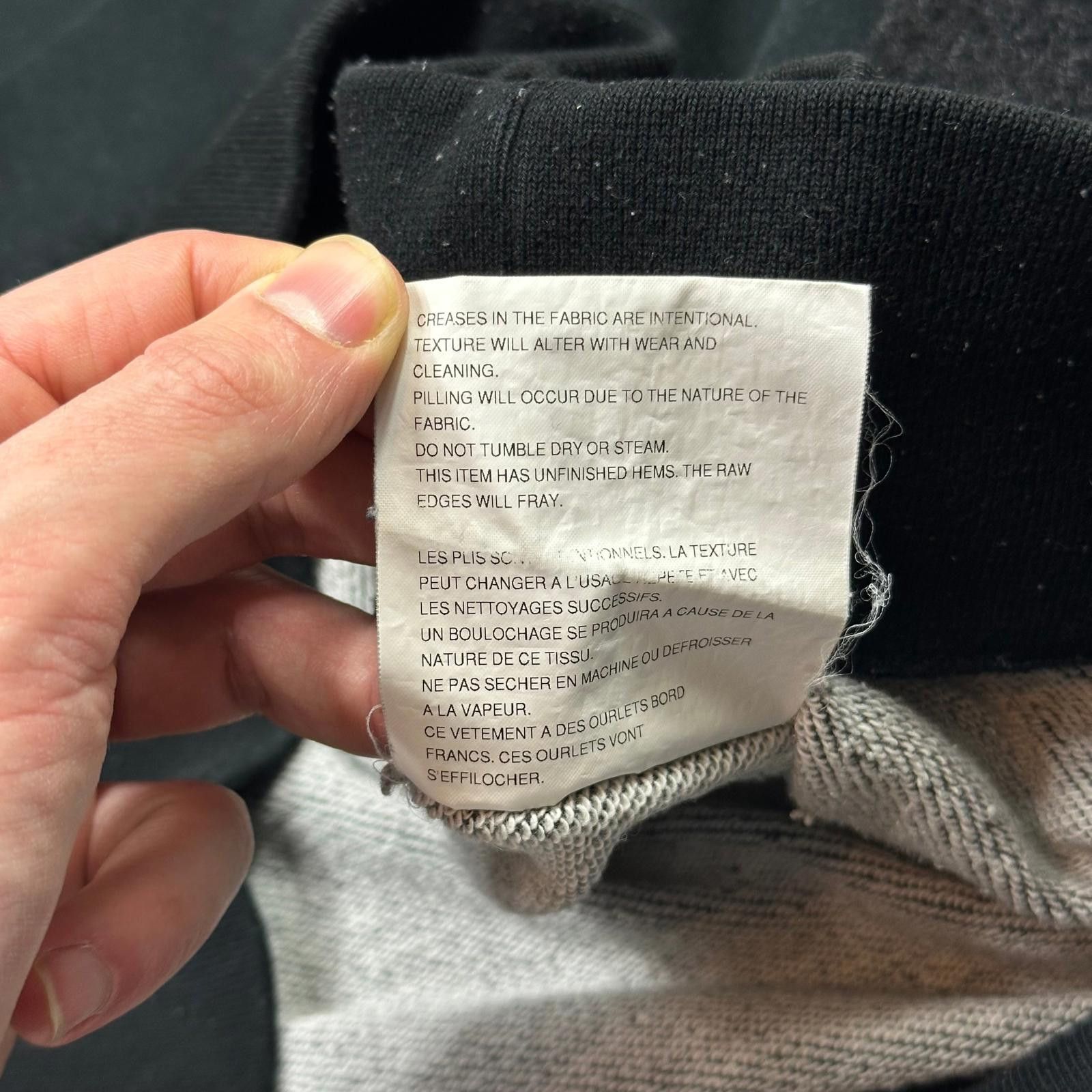 Comme des Garcons Comme Des Garçons Homme 2007 Wool Panelled Sweatshirt - M/L Size US M / EU 48-50 / 2 - 8 Thumbnail