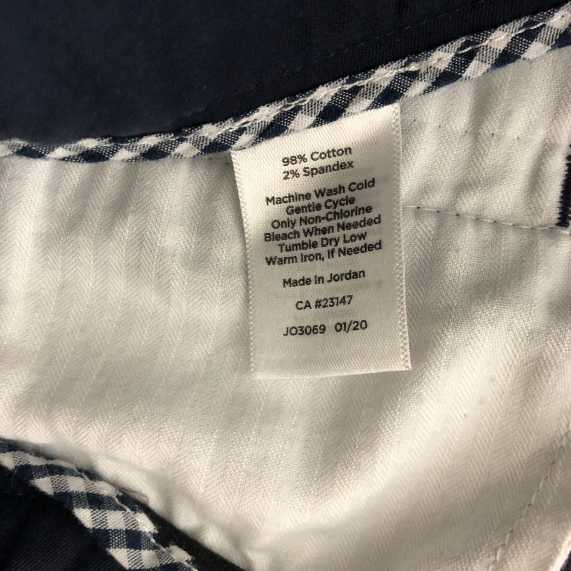 Talbots Talbots Womens Pants Perfect Skimmer Capri Cotton Khaki Stre Size 42" / US 20 - 6 Thumbnail