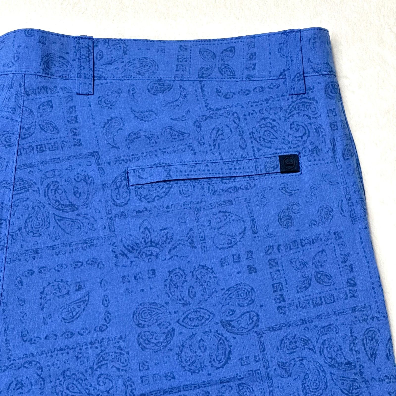 Peter Millar Peter Millar CS Men’s 36 Blue Bandana Quick Dry Golf Shorts Size US 36 / EU 52 - 10 Thumbnail