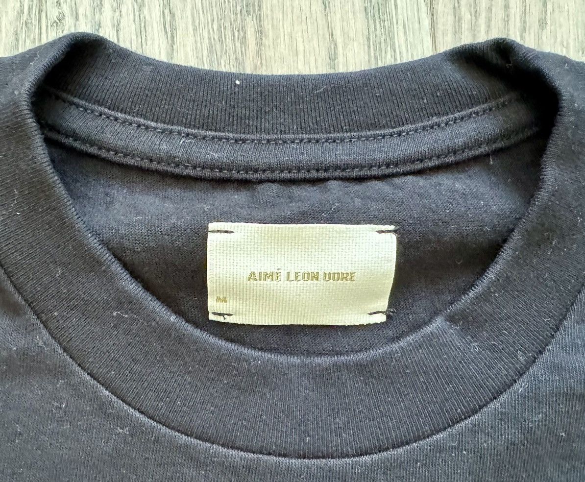 Aime Leon Dore Aime Leon Dore Uniform Logo Black T-Shirt Made in Toronto Size US M / EU 48-50 / 2 - 4 Thumbnail