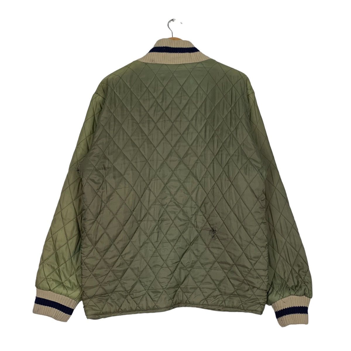 Japanese Brand FIRST PARKING Quilted Fleece Reversible Jacket #0946-C42 Size US M / EU 48-50 / 2 - 7 Thumbnail