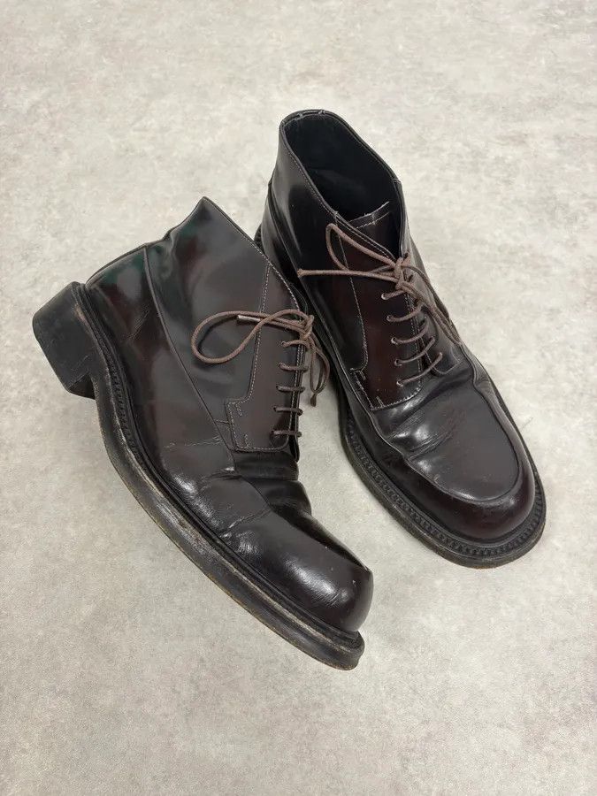 Prada 2000s Prada Brown Leather Classy Boots Size US 8 / EU 41 - 7 Thumbnail