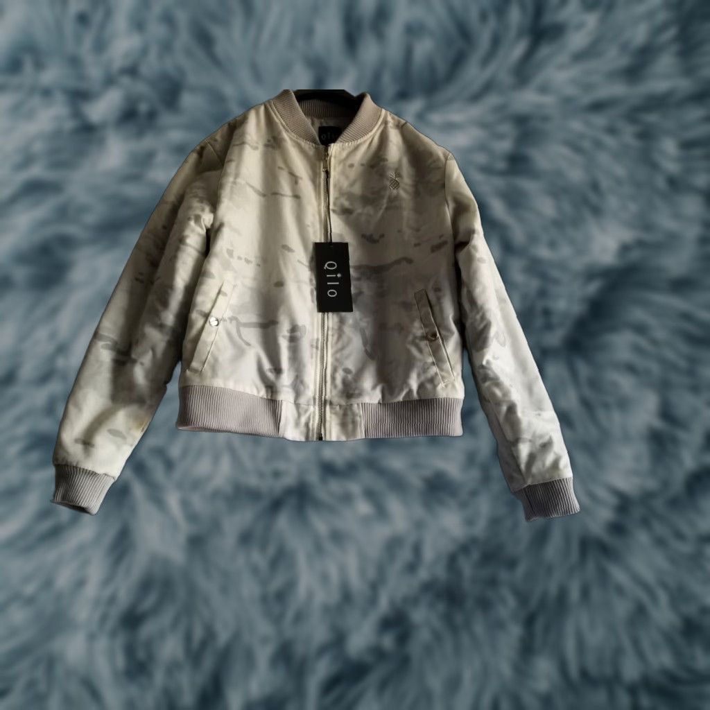 AMO Camo Jacket Tactical Bomber Insulated Quilted Army Military Adult Small White Tan Mens Size US S / EU 44-46 / 1 - 1 Thumbnail