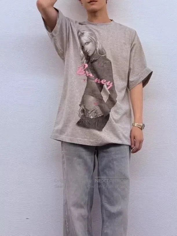 Balenciaga Balenciaga Britney Portrait Short Sleeve Shirt. Size XS / US 0-2 / IT 36-38 - 5 Thumbnail
