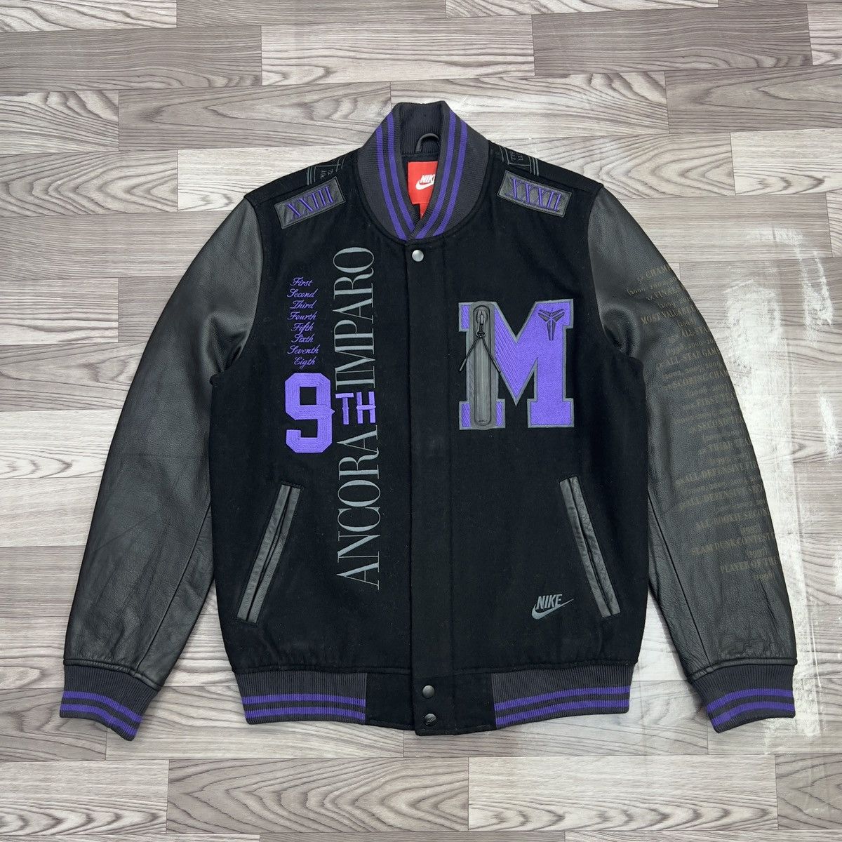 Nike × Parra Parra X Nike Varsity Bomber Jacket | Grailed