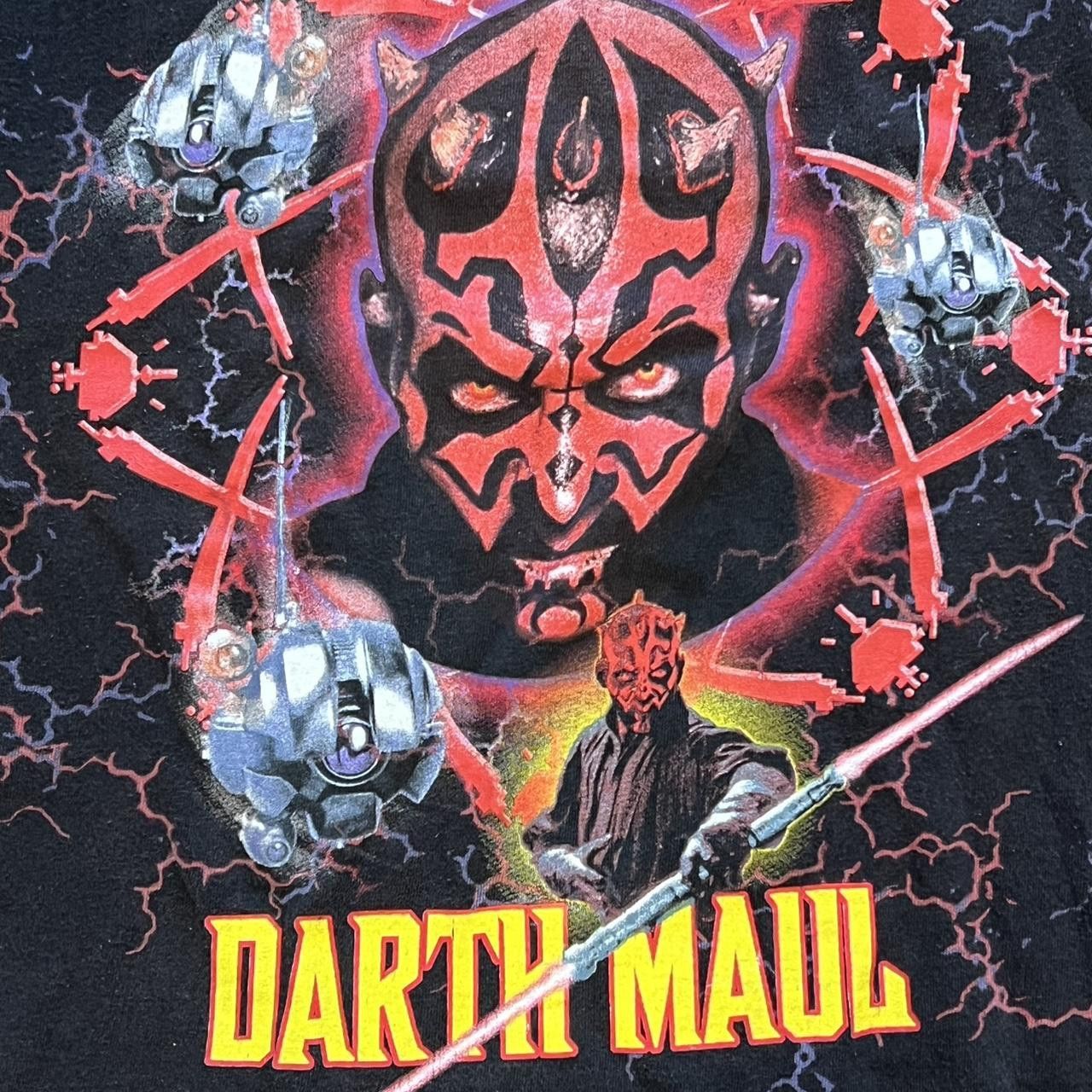 Star Wars Rare Darth Maul Star Wars Lightning Tee Youth Size Medium Size XS / US 0-2 / IT 36-38 - 5 Thumbnail