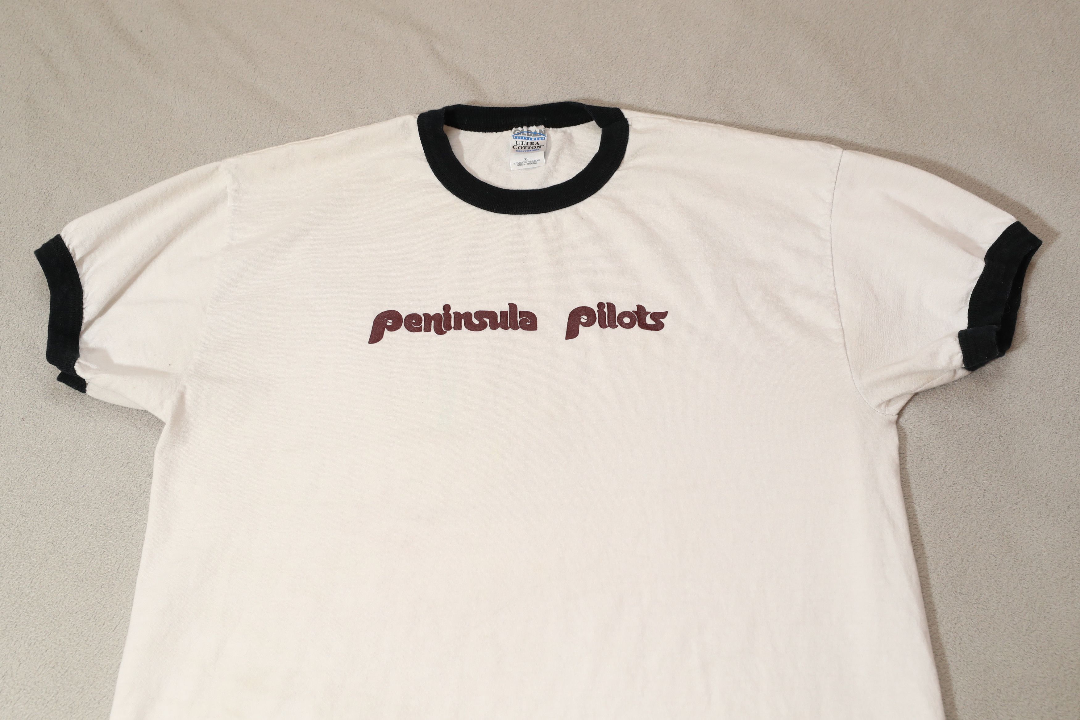 Gildan × Vintage Peninsula Pilots Coastal Plain Baseball League Tee (XL) Size US XL / EU 56 / 4 - 3 Thumbnail