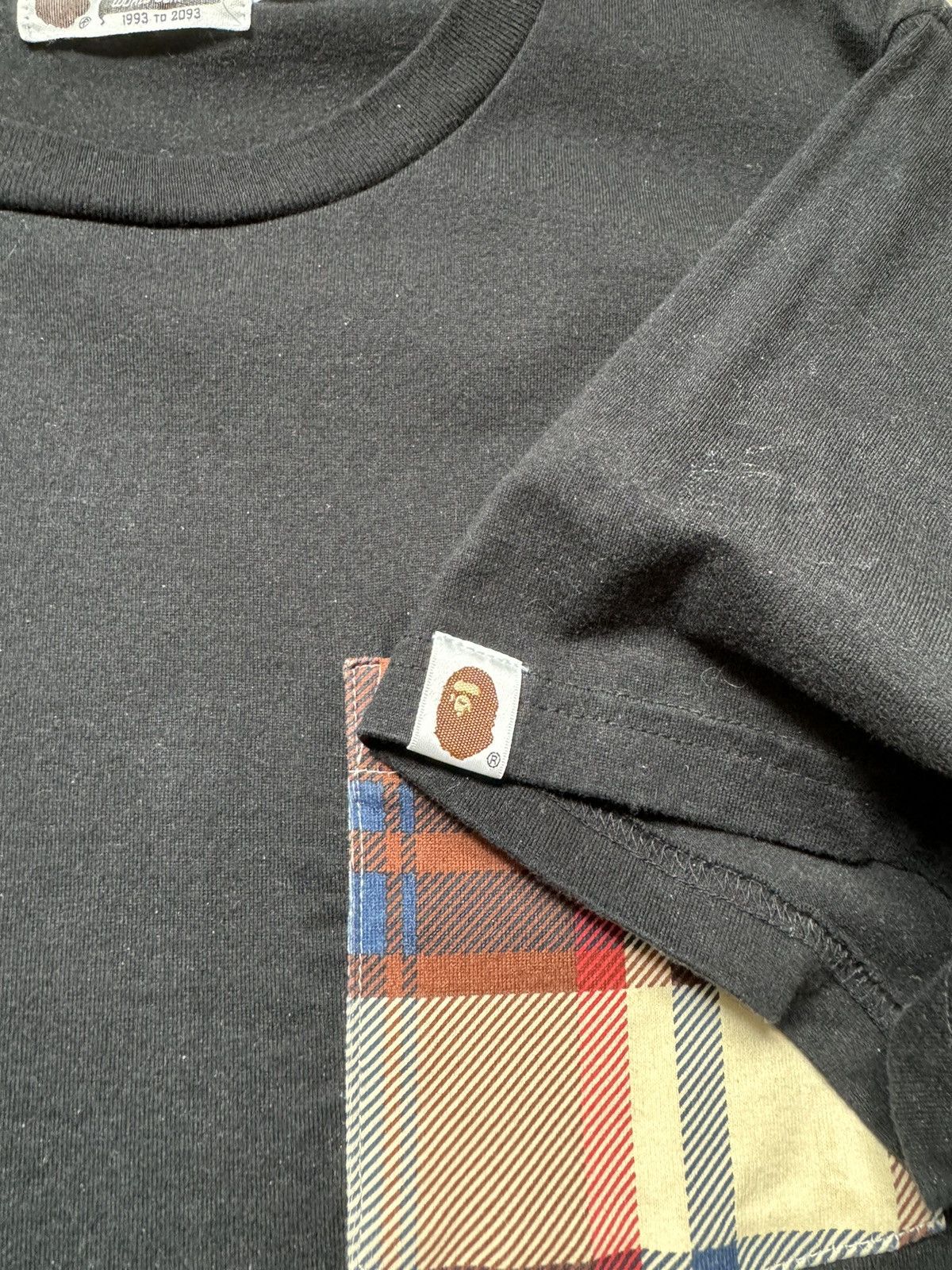 Bape Plaid pocket T-Shirt Size US M / EU 48-50 / 2 - 4 Thumbnail